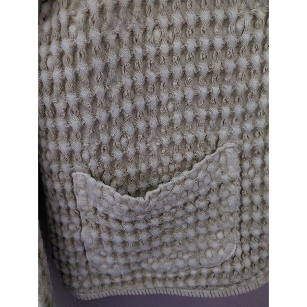 Mod O Doc Cream Beige Waffle Jacket Size 1 (XS) 100% Cotton - Picture 3 of 11